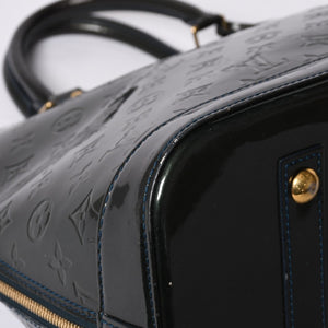 LOUIS VUITTON Alma GM handbag M91612 Monogram Vernis Brugnuit Gold hardware Good condition Used 4a000753