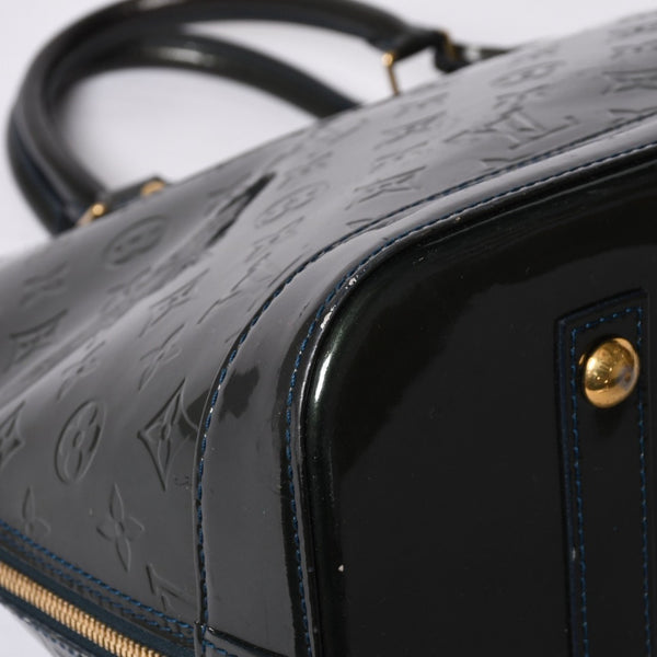 LOUIS VUITTON Alma GM handbag M91612 Monogram Vernis Brugnuit Gold hardware Good condition Used 4a000753