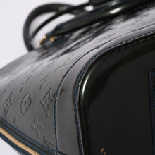 画像をギャラリービューアに読み込む, LOUIS VUITTON ルイヴィトン アルマGM ハンドバッグ M91612 モノグラム ヴェルニ ブルーニュイ ゴールド金具 美品 中古 4a000753