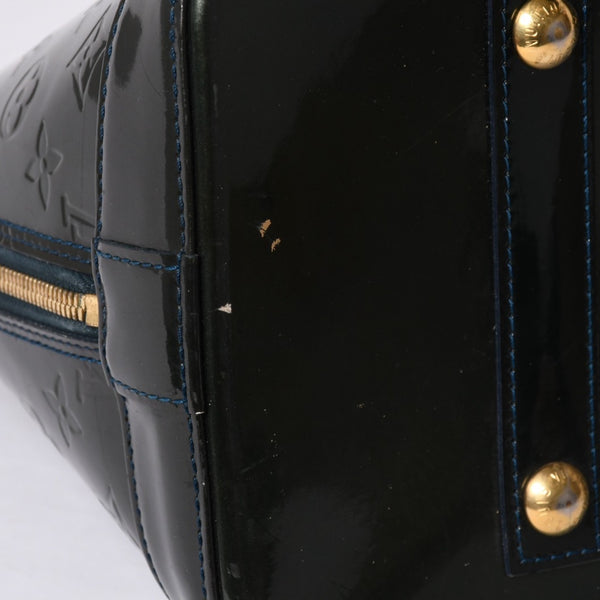 LOUIS VUITTON Alma GM handbag M91612 Monogram Vernis Brugnuit Gold hardware Good condition Used 4a000753