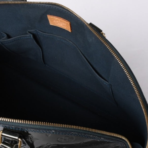 LOUIS VUITTON Alma GM handbag M91612 Monogram Vernis Brugnuit Gold hardware Good condition Used 4a000753