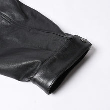 画像をギャラリービューアに読み込む, 新品未使用 BALENCIAGA バレンシアガ ハンドバック シャツバッグ close bag 811992 レザー ブラック 中古 4a000855