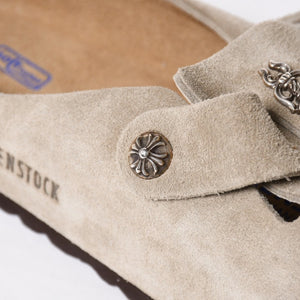 新品未使用 CHROME HEARTS クロムハーツ × BIRKENSTOCK ビルケンシュトック BOSTON ボストン ミュール サイズ44 ガンスリンガー 中古 4a009116