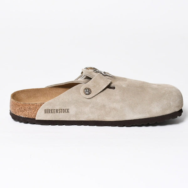 新品未使用 CHROME HEARTS クロムハーツ × BIRKENSTOCK ビルケンシュトック BOSTON ボストン ミュール サイズ44 ガンスリンガー 中古 4a009116