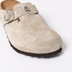 新品未使用 CHROME HEARTS クロムハーツ × BIRKENSTOCK ビルケンシュトック BOSTON ボストン ミュール サイズ44 ガンスリンガー 中古 4a009116