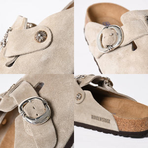 新品未使用 CHROME HEARTS クロムハーツ × BIRKENSTOCK ビルケンシュトック BOSTON ボストン ミュール サイズ44 ガンスリンガー 中古 4a009116