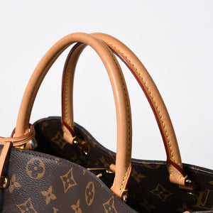 極美品 LOUIS VUITTON ルイヴィトン モンテーニュMM モノグラム ハンドバッグ M41056 ブラウン 中古 4a009085