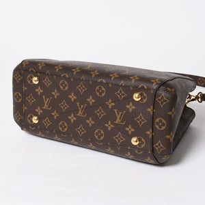 極美品 LOUIS VUITTON ルイヴィトン モンテーニュMM モノグラム ハンドバッグ M41056 ブラウン 中古 4a009085