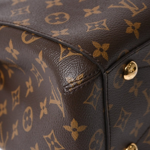極美品 LOUIS VUITTON ルイヴィトン モンテーニュMM モノグラム ハンドバッグ M41056 ブラウン 中古 4a009085