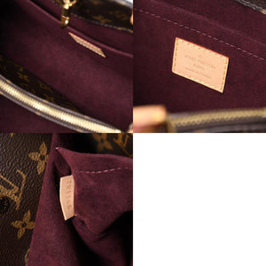 極美品 LOUIS VUITTON ルイヴィトン モンテーニュMM モノグラム ハンドバッグ M41056 ブラウン 中古 4a009085