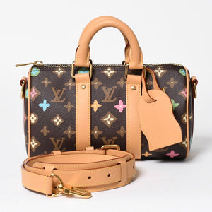 Very good condition LOUIS VUITTON Tyler the Creator Louis Vuitton Keepall Bandouliere 25 Monogram Craggy Handbag Leather M24849 Used 4a009080