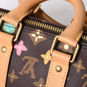 Very good condition LOUIS VUITTON Tyler the Creator Louis Vuitton Keepall Bandouliere 25 Monogram Craggy Handbag Leather M24849 Used 4a009080