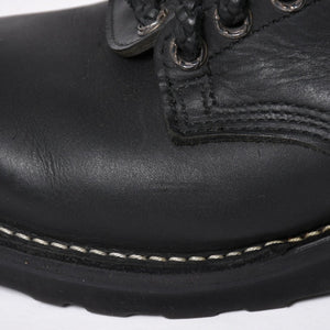 極美品 CHROME HEARTS クロムハーツ × WESCO ウエスコ FIREMAN CENTER ZIP ファイヤーマンブーツ サイズ8 1/2E ブラック 中古 4a009092