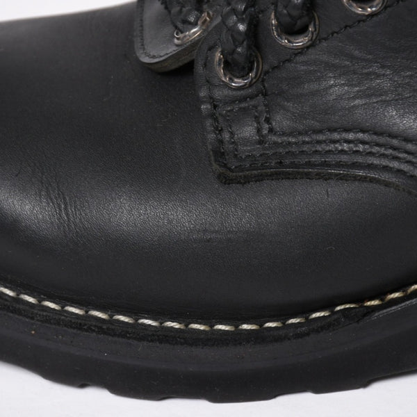極美品 CHROME HEARTS クロムハーツ × WESCO ウエスコ FIREMAN CENTER ZIP ファイヤーマンブーツ サイズ8 1/2E ブラック 中古 4a009092