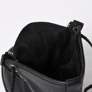 極美品 CHROME HEARTS クロムハーツ × WESCO ウエスコ FIREMAN CENTER ZIP ファイヤーマンブーツ サイズ8 1/2E ブラック 中古 4a009092