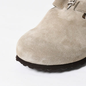 新品未使用 CHROME HEARTS クロムハーツ × BIRKENSTOCK ビルケンシュトック BOSTON ボストン ミュール サイズ44 ガンスリンガー 中古 4a009116