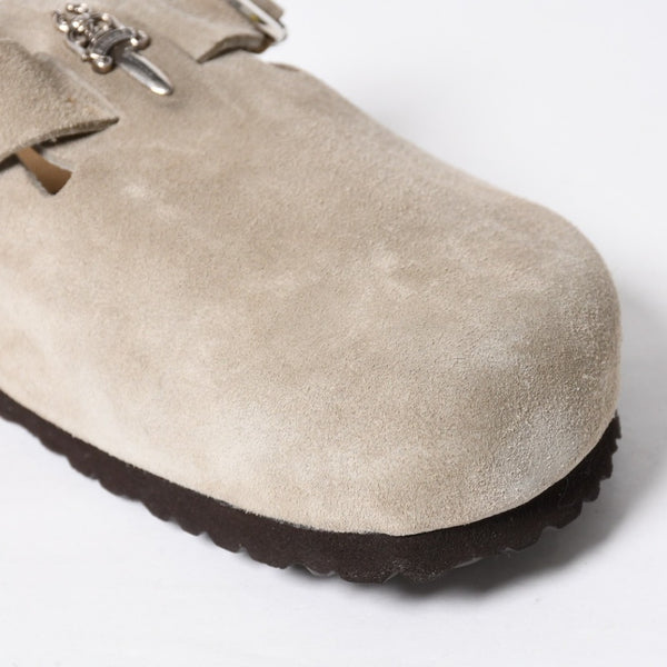 新品未使用 CHROME HEARTS クロムハーツ × BIRKENSTOCK ビルケンシュトック BOSTON ボストン ミュール サイズ44 ガンスリンガー 中古 4a009116