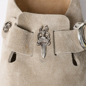 新品未使用 CHROME HEARTS クロムハーツ × BIRKENSTOCK ビルケンシュトック BOSTON ボストン ミュール サイズ44 ガンスリンガー 中古 4a009116