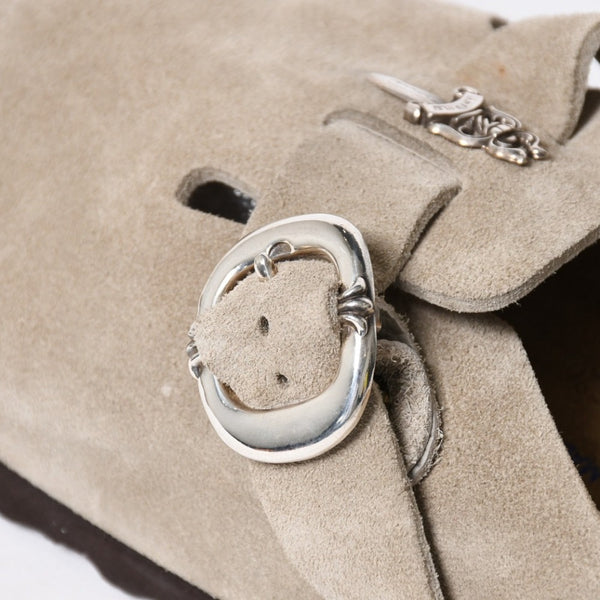 新品未使用 CHROME HEARTS クロムハーツ × BIRKENSTOCK ビルケンシュトック BOSTON ボストン ミュール サイズ44 ガンスリンガー 中古 4a009116