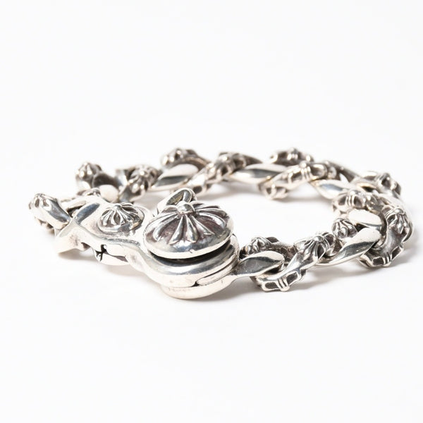 CHROME HEARTS 13LINK FNCY CHN LNK 13 links fancy chain bracelet Weight 124.28g Total length approx. 22cm Good condition Used 4a008568