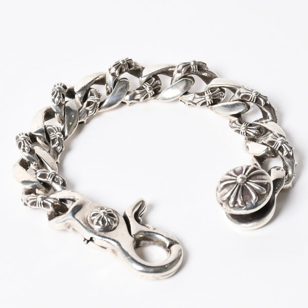 CHROME HEARTS 13LINK FNCY CHN LNK 13 links fancy chain bracelet Weight 124.28g Total length approx. 22cm Good condition Used 4a008568