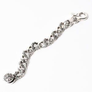 CHROME HEARTS 13LINK FNCY CHN LNK 13 links fancy chain bracelet Weight 124.28g Total length approx. 22cm Good condition Used 4a008568