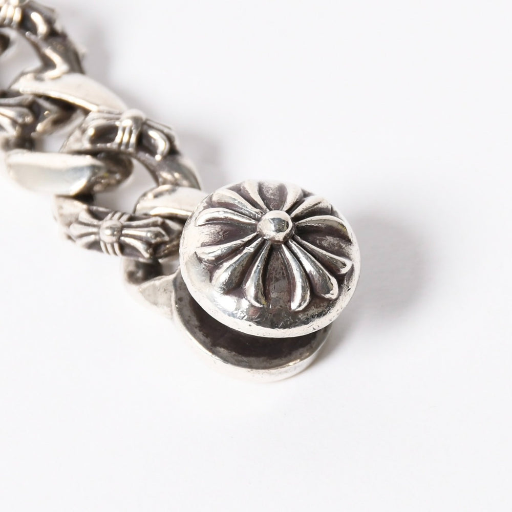 CHROME HEARTS クロムハーツ 13LINK FNCY CHN LNK 13リンク ファンシーチェーン ブレスレット 重量124.28g 全長約22cm 美品 中古 4a008568