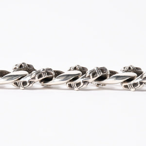 CHROME HEARTS 13LINK FNCY CHN LNK 13 links fancy chain bracelet Weight 124.28g Total length approx. 22cm Good condition Used 4a008568