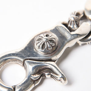 CHROME HEARTS 13LINK FNCY CHN LNK 13 links fancy chain bracelet Weight 124.28g Total length approx. 22cm Good condition Used 4a008568