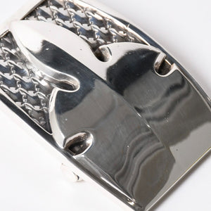 CHROME HEARTS クロムハーツ BUCKL MIL FLERKNEE フレアニー バックル 重量約224.25g 2007/.923刻印 シルバー923 美品 中古 4a008569