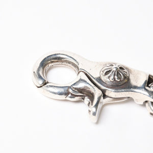 CHROME HEARTS 13LINK FNCY CHN LNK 13 links fancy chain bracelet Weight 124.28g Total length approx. 22cm Good condition Used 4a008568
