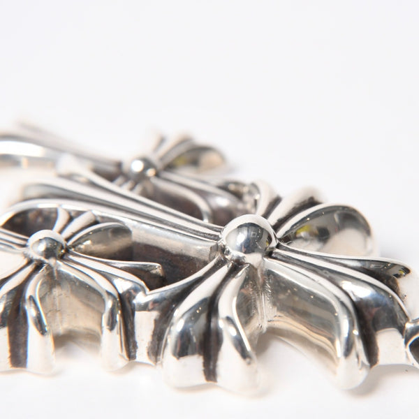 極美品 CHROME HEARTS クロムハーツ トリプルクロス 3CH CRS SML 3CH クロス シルバーペンダントトップ シルバー 925 中古 4a008603