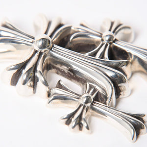 極美品 CHROME HEARTS クロムハーツ トリプルクロス 3CH CRS SML 3CH クロス シルバーペンダントトップ シルバー 925 中古 4a008603