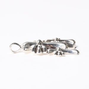 極美品 CHROME HEARTS クロムハーツ トリプルクロス 3CH CRS SML 3CH クロス シルバーペンダントトップ シルバー 925 中古 4a008603