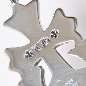 極美品 CHROME HEARTS クロムハーツ トリプルクロス 3CH CRS SML 3CH クロス シルバーペンダントトップ シルバー 925 中古 4a008603