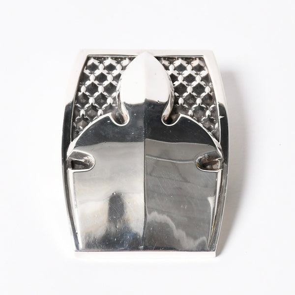 CHROME HEARTS クロムハーツ BUCKL MIL FLERKNEE フレアニー バックル 重量約224.25g 2007/.923刻印 シルバー923 美品 中古 4a008569