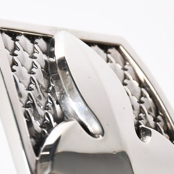CHROME HEARTS クロムハーツ BUCKL MIL FLERKNEE フレアニー バックル 重量約224.25g 2007/.923刻印 シルバー923 美品 中古 4a008569
