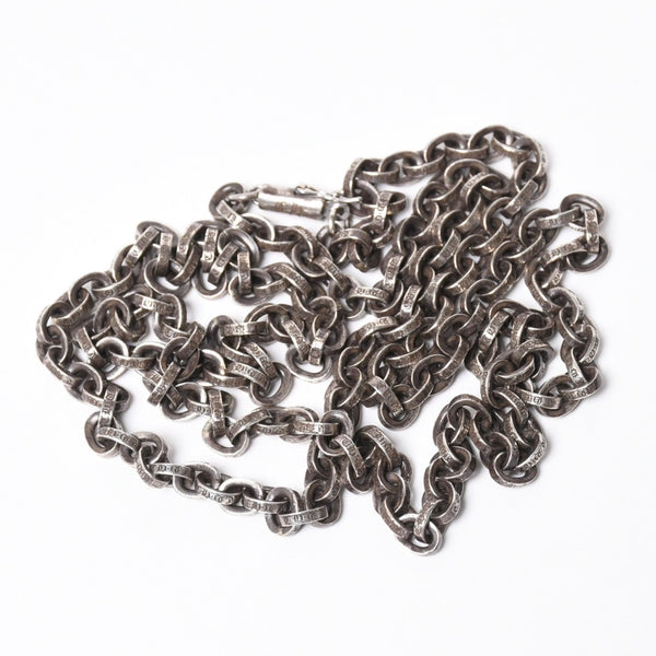 極美品 CHROME HEARTS クロムハーツ PAPER CHAIN 30INCH ペーパーチェーン ネックレス 30インチ 重量約47.6g シルバー925 中古 4a008857