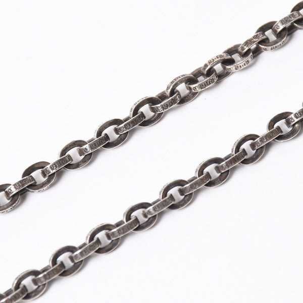極美品 CHROME HEARTS クロムハーツ PAPER CHAIN 30INCH ペーパーチェーン ネックレス 30インチ 重量約47.6g シルバー925 中古 4a008857
