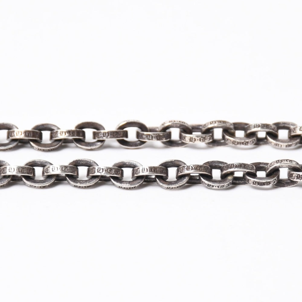 極美品 CHROME HEARTS クロムハーツ PAPER CHAIN 30INCH ペーパーチェーン ネックレス 30インチ 重量約47.6g シルバー925 中古 4a008857