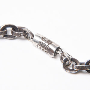 極美品 CHROME HEARTS クロムハーツ PAPER CHAIN 30INCH ペーパーチェーン ネックレス 30インチ 重量約47.6g シルバー925 中古 4a008857