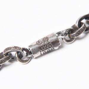 極美品 CHROME HEARTS クロムハーツ PAPER CHAIN 30INCH ペーパーチェーン ネックレス 30インチ 重量約47.6g シルバー925 中古 4a008857