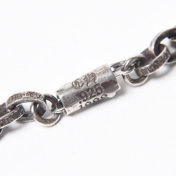 極美品 CHROME HEARTS クロムハーツ PAPER CHAIN 30INCH ペーパーチェーン ネックレス 30インチ 重量約47.6g シルバー925 中古 4a008857