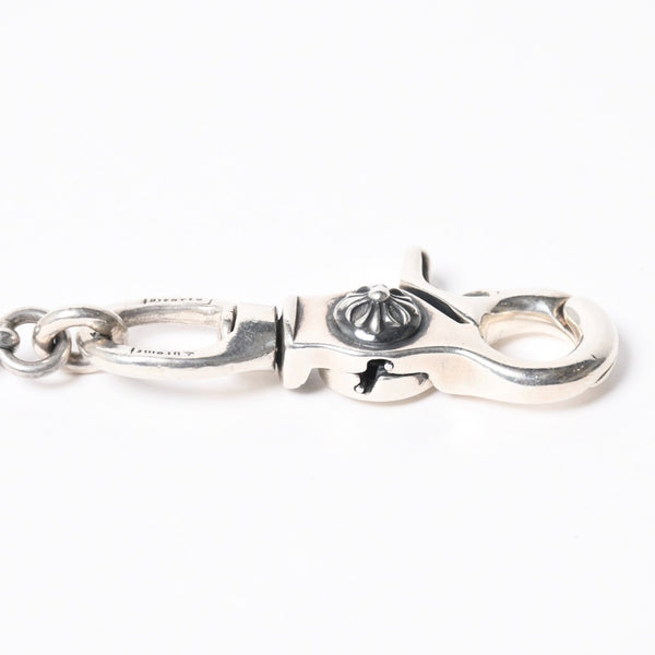 極美品 CHROME HEARTS クロムハーツ 2BALL LONG-S クロスボール ウォレットチェーン #2 2クリップ ロング 重量約211.3g 22ボール 中古 4a008855