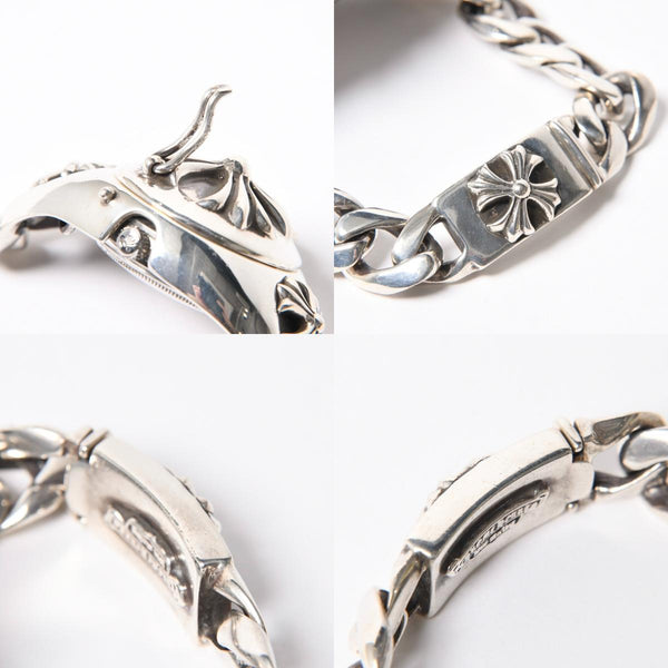 極美品 CHROME HEARTS クロムハーツ × ROLEX ロレックス オイスター パーペチュアル エアキング 腕時計 14000 重量195.74g AT SS 中古 4a008599