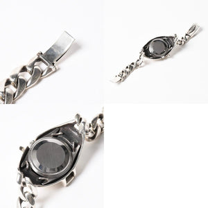 極美品 CHROME HEARTS クロムハーツ × ROLEX ロレックス オイスター パーペチュアル エアキング 腕時計 14000 重量195.74g AT SS 中古 4a008599