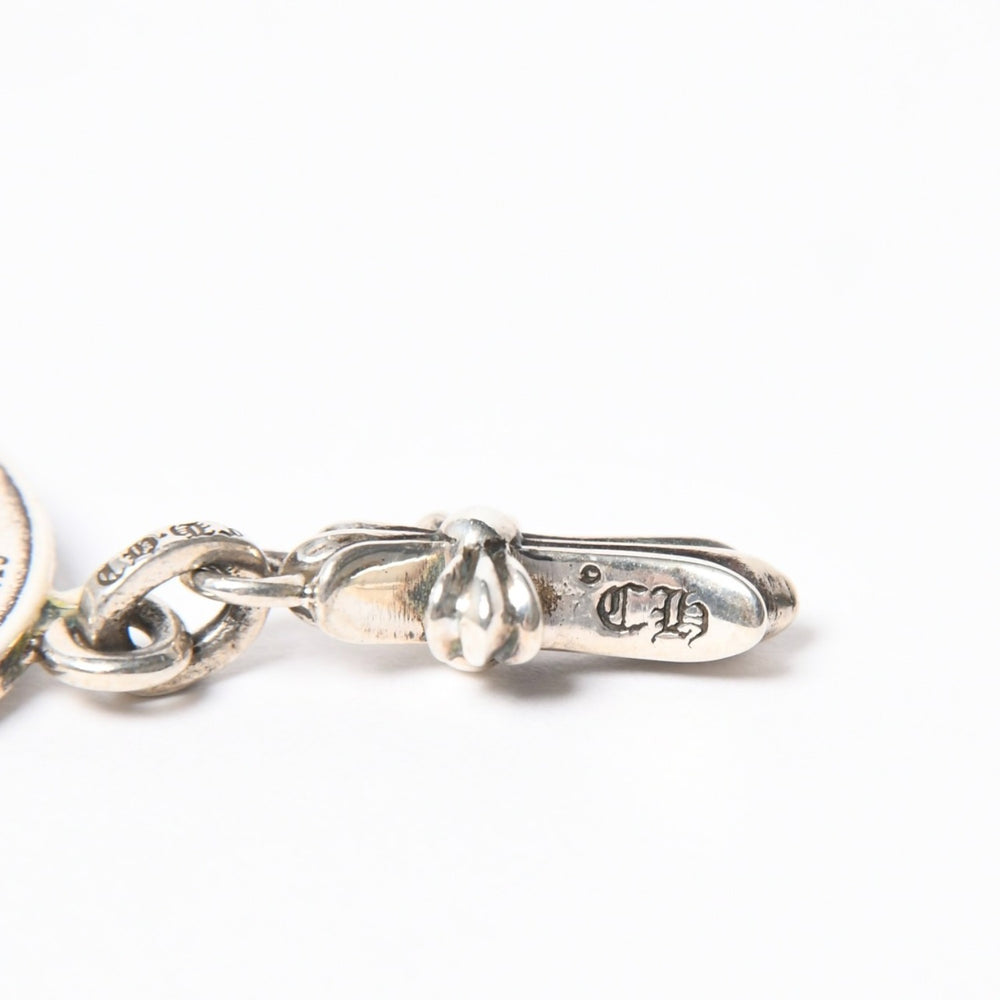 新品同様 CHROME HEARTS クロムハーツ V2 BABY FAT ANGEL MEDAL CHARM V2 ベイビーファット エンジェルメダルチャーム 重量約8.38g 中古 4a006144