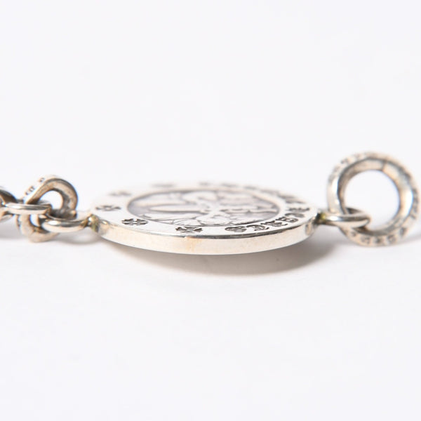 新品同様 CHROME HEARTS クロムハーツ V2 BABY FAT ANGEL MEDAL CHARM V2 ベイビーファット エンジェルメダルチャーム 重量約8.38g 中古 4a006144