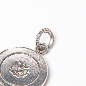 新品同様 CHROME HEARTS クロムハーツ V2 BABY FAT ANGEL MEDAL CHARM V2 ベイビーファット エンジェルメダルチャーム 重量約8.38g 中古 4a006144