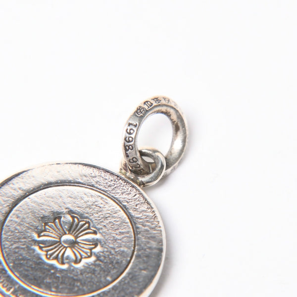 新品同様 CHROME HEARTS クロムハーツ V2 BABY FAT ANGEL MEDAL CHARM V2 ベイビーファット エンジェルメダルチャーム 重量約8.38g 中古 4a006144